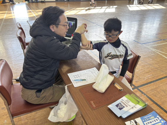 オフシーズン恒例・野球肘健診